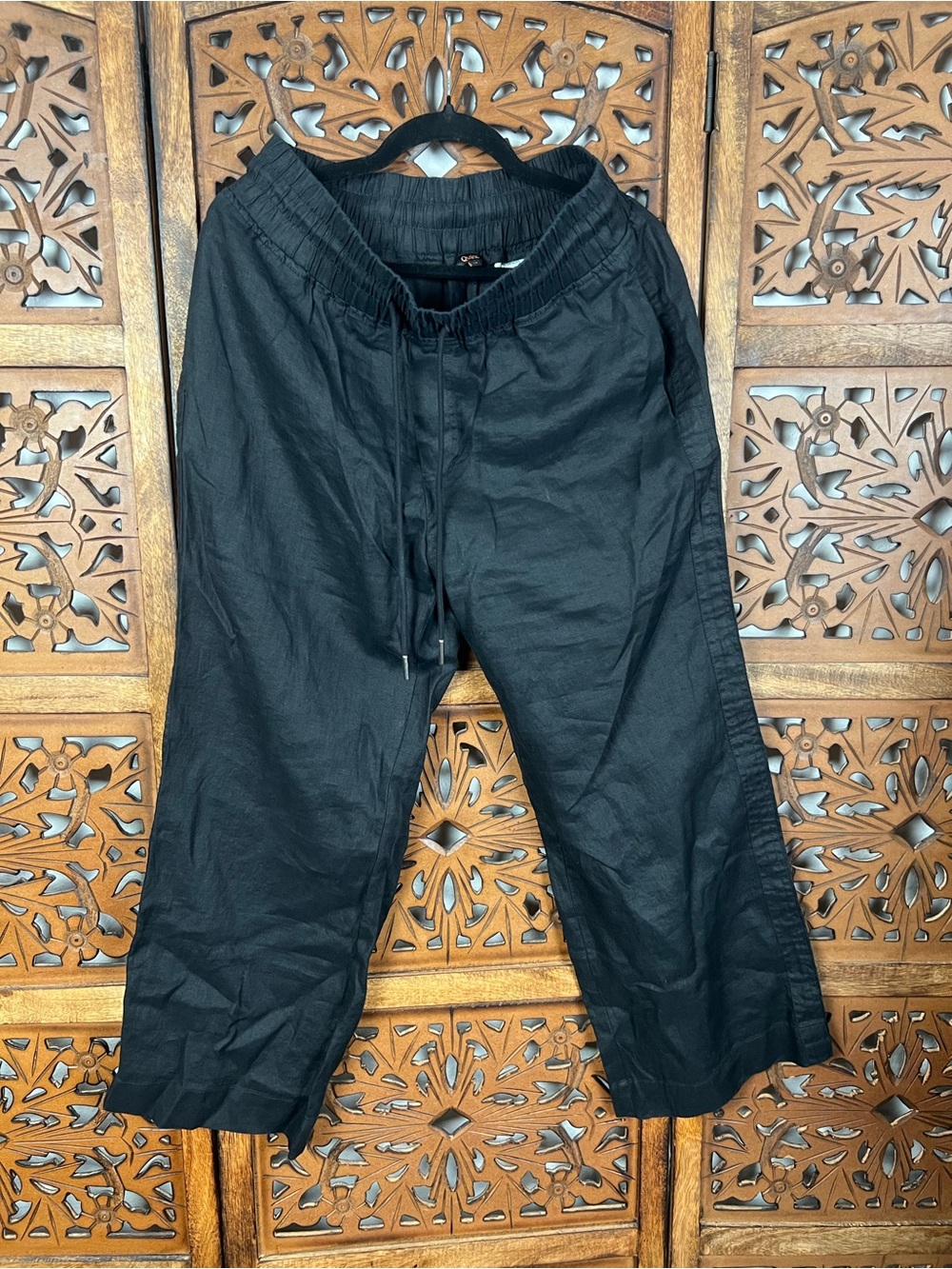 Quince 100% Linen Wide Leg Pants